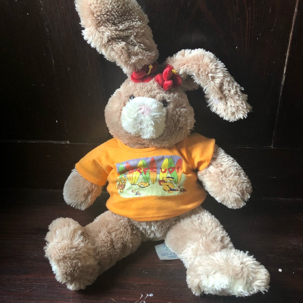Build a bear floppy bunny bendable ears